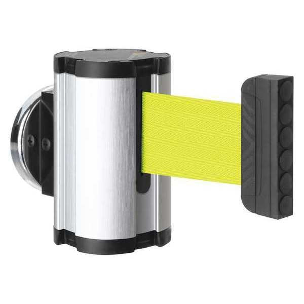 Retractable Belt Barrier, Brushed Nickel