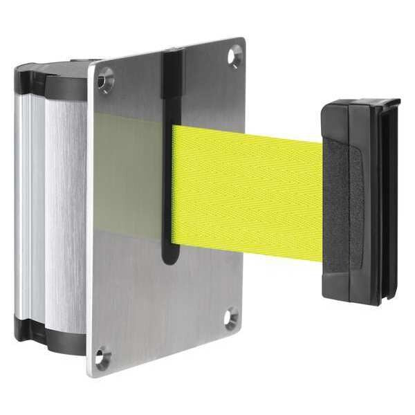 Retractable Belt Barrier, Brushed Nickel