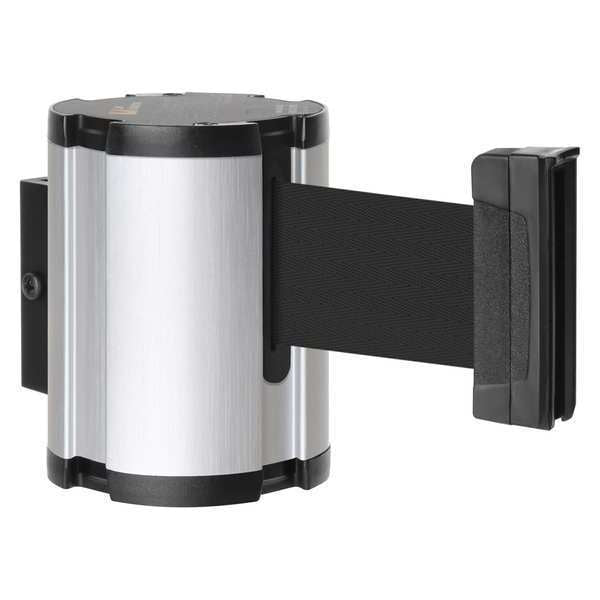 Retractable Belt Barrier, Brushed Nickel