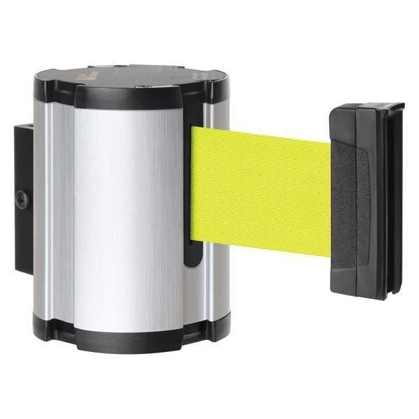 Retractable Belt Barrier, Brushed Nickel
