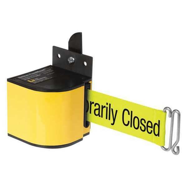 Retractable Belt Barrier, Powder Coated