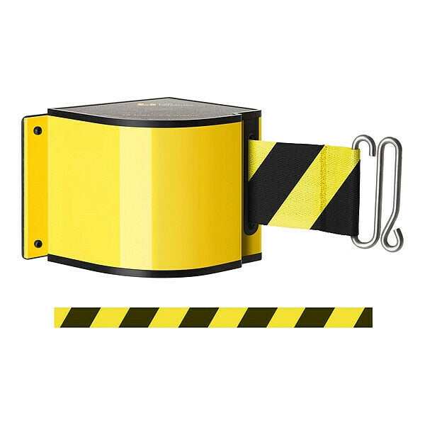 Retractable Belt Barrier, Powder Coated