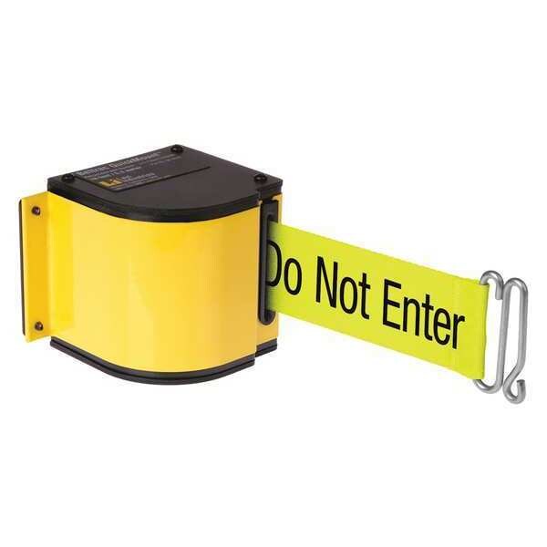 Retractable Belt Barrier, Powder Coated