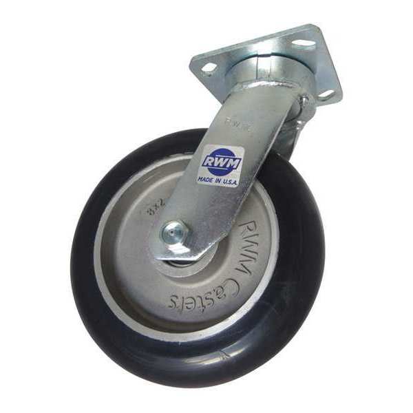 Kngpnlss Swvl Plt Cstr, Polyurthn, 1500 lb