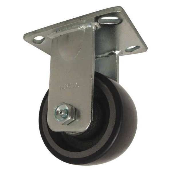 Plte Caster, Rgd, Poly, 4