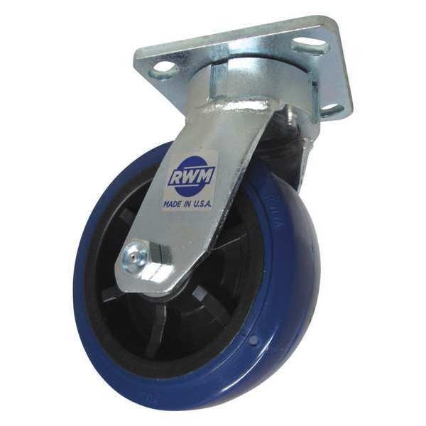 Kngpnls Plate Cstr, Swvl, Poly, 6