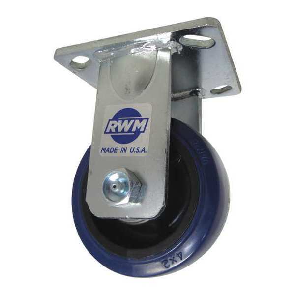 Rigid Plate Caster, 600 lb.