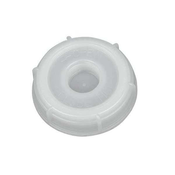Plastic Pail Lid, White, Round, 2-3/4