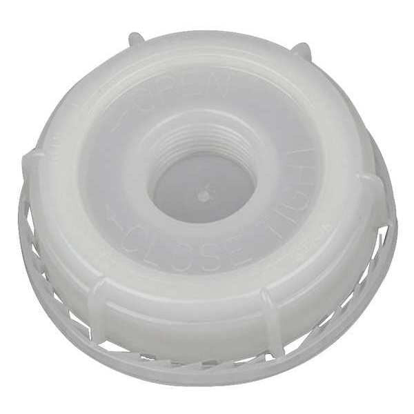 Plastic Pail Lid, Round, White, 2-3/4