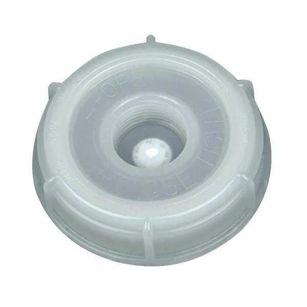 Plastic Pail Lid, Round, White, 2-3/4