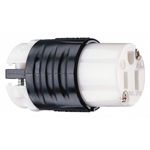 Straight Blade Connector, 15A, 125VAC