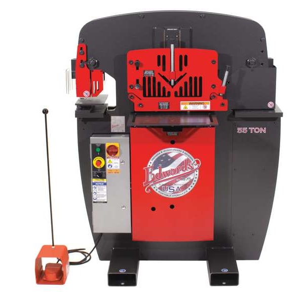 Ironworker, 14A, 3 Phase, 5 HP, 230V, 50 tons