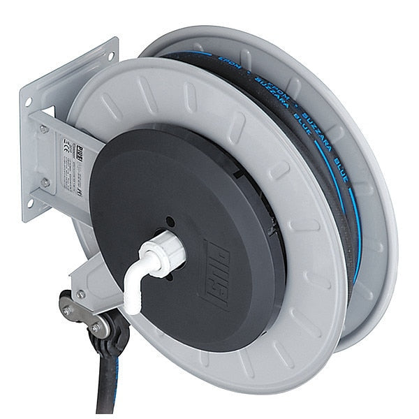 Spring Return Hose Reel, 3/4 in Hose Dia., 25 ft Length, 150 psi