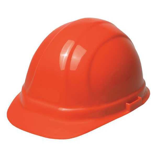 Front Brim Hard Hat, Type 1, Class E, Ratchet (6-Point), Orange