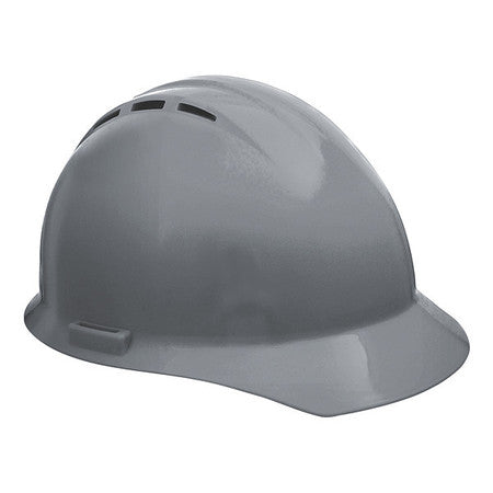 Front Brim Hard Hat, Type 1, Class C, Pinlock (4-Point), Gray