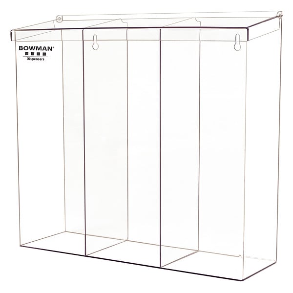 Protection Dispenser, Clear, PETG Plastic