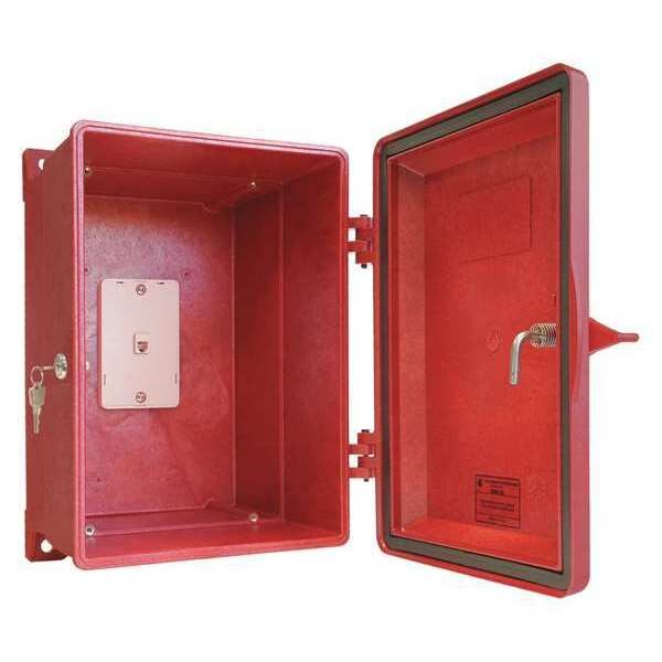 Weatherproof Phone Enclosure, Red, 15