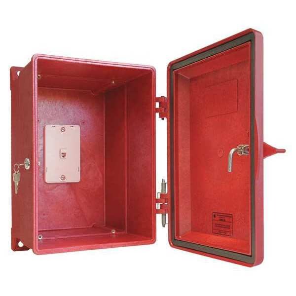 Weatherproof Phone Enclosure, Red, 15