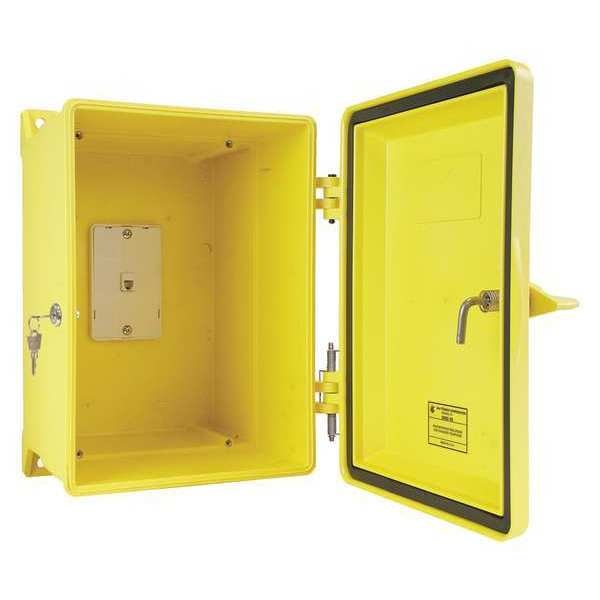 Weatherproof Phone Enclosure, Yellow, 15