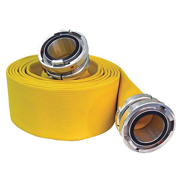 Fire Hose, 50 ft. L, Yllw, 6