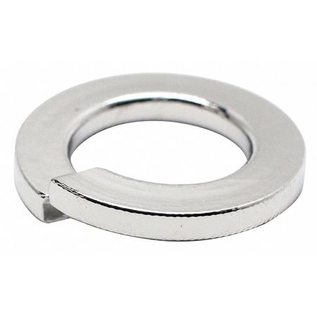 Split Lock Washer, Fits Bolt Size 1/2 in 18-8 Stainless Steel, NL-19 Finish, 50 PK