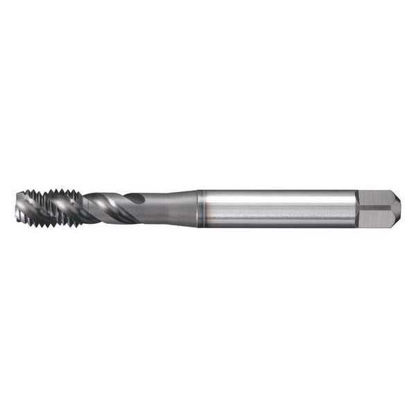 Spiral Flute Tap, M12-1.75, Bottoming, 4 Flutes, UNC
