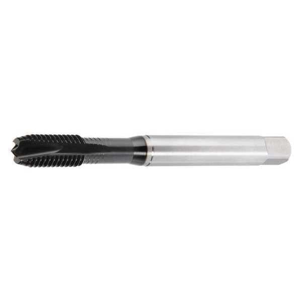 Spiral Point Tap, M12-1.75, Plug, Metric Coarse, 3 Flutes, DLC