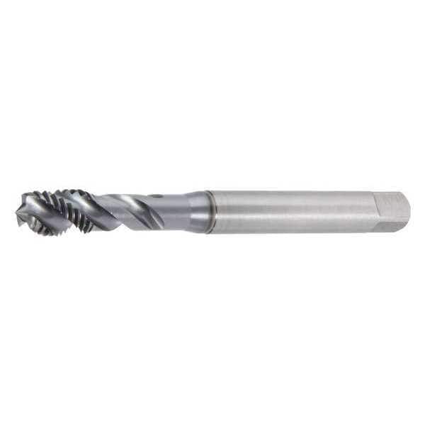 Spiral Flute Tap, M6-1.00, Semi-Bottoming, Metric Fine, 3 Flutes
