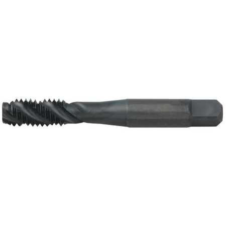 Spiral Flute Tap, M12-1.75, Semi-Bottoming, UNF, 3 Flutes, Oxide