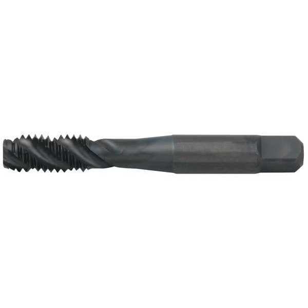 Spiral Flute Tap, #6-40, Semi-Bottoming, 2 Flutes, UNC