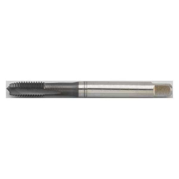 Spiral Point Tap, M12-1.75, Plug, Metric Coarse, 3 Flutes, TiN/DLC