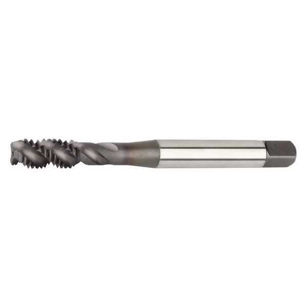 Spiral Flute Tap, M12-1.75, Semi-Bottoming, Metric Fine, 3 Flutes