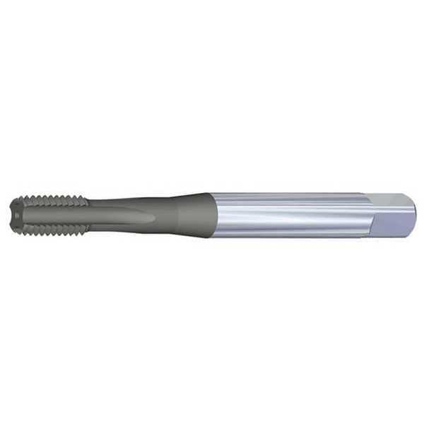Straight Flute Hand Tap , M12-1.75 , Bottoming , 4 Flutes, UNC