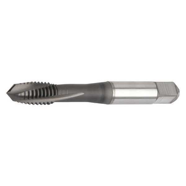 Spiral Flute Tap, M4-0.70, Plug, Metric Coarse, 3 Flutes, Nitride