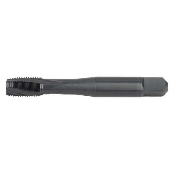 Spiral Flute Tap, #10-32, Bottoming, UNF, 3 Flutes, Nitride/Oxide