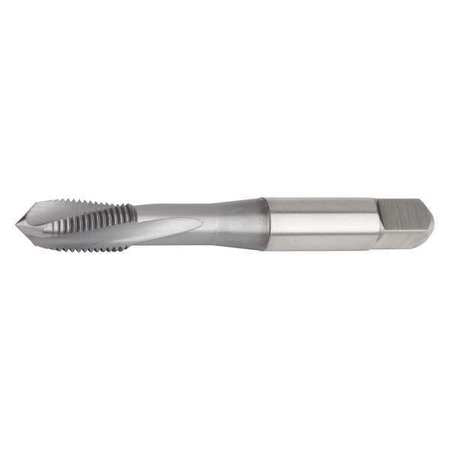 Spiral Flute Tap, M6-1.00, Plug, UNF, 3 Flutes, TiCN