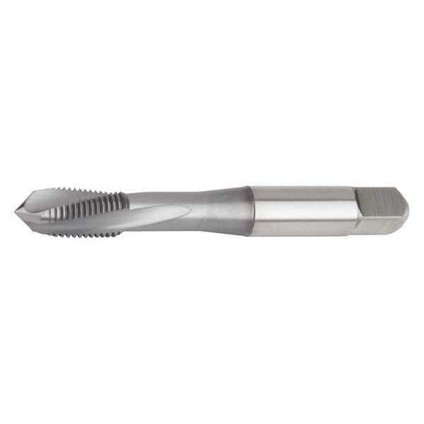 Spiral Flute Tap, M5-0.80, Plug, UNC, 3 Flutes, TiCN