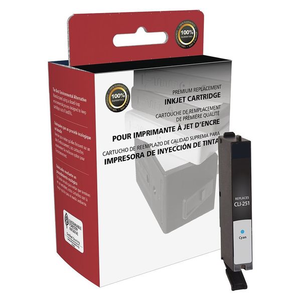 Ink Cartridge, Cyan, Remanufactured