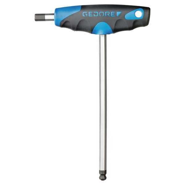 Metric Plain Ball Hex Key, 7 mm Tip Size, 8 25/64 in Long, 5 5/16 in Short