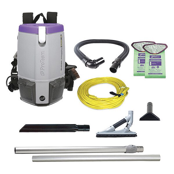 Super Coach Pro 6, 6 qt. Backpack Vacuum w/ ProBlade Hard Surface Tool Kit