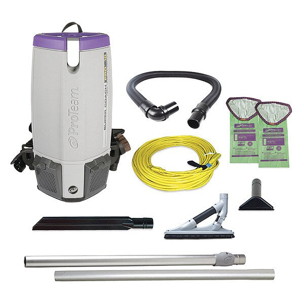 Super Coach Pro 10, 10 qt. Backpack Vacuum w/ ProBlade Hard Surface Tool Kit