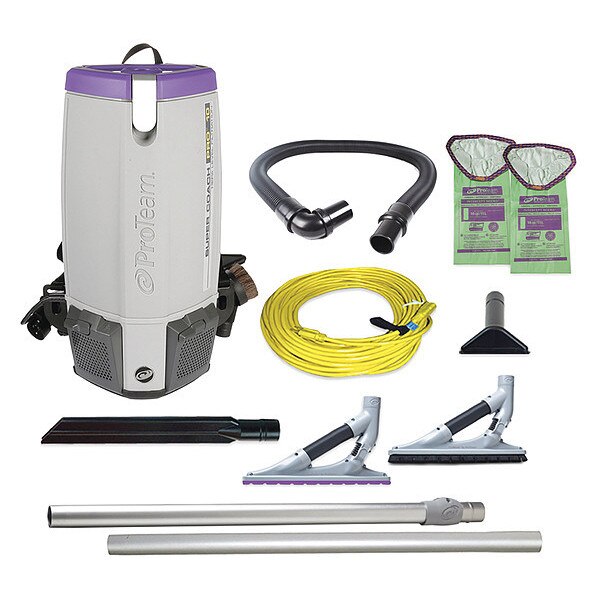 Super Coach Pro 10, 10 qt. Backpack Vacuum w/ ProBlade Hard Surface & Carpet Tool Kit