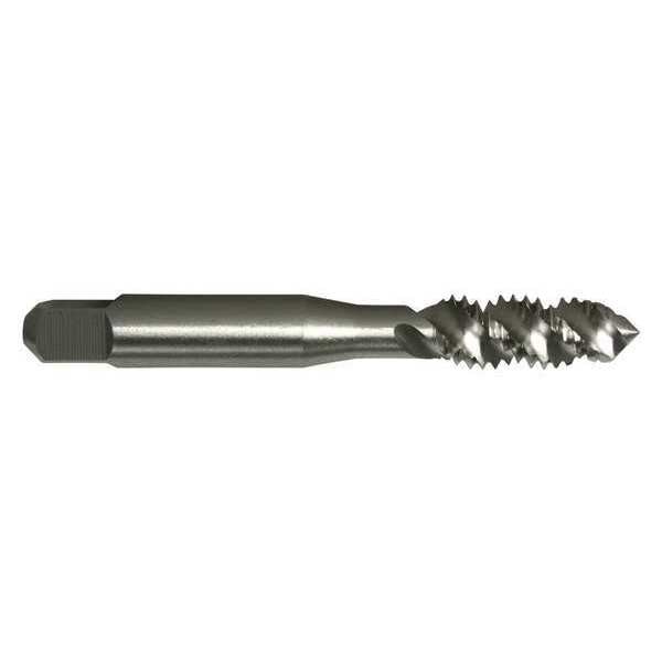Spiral Flute Tap, M3-0.50, Plug, 2 Flutes, Metric Fine