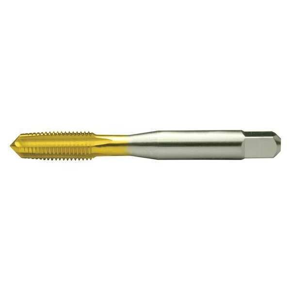 Straight Flute Hand Tap , M12-1.75 , Taper , 4 Flutes, Metric Coarse