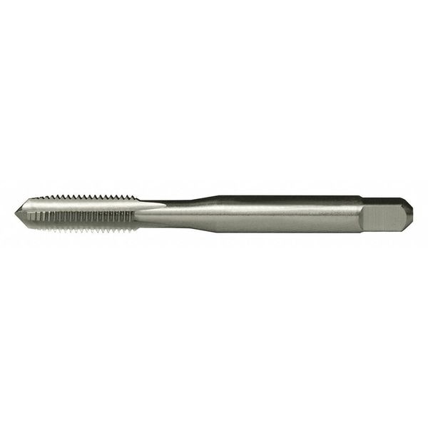 Straight Flute Hand Tap , #8-32 , Plug , 4 Flutes, UNC