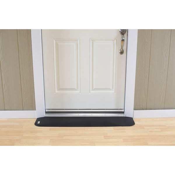 ADA Compliant Ramp, Matte, Black, 7/8