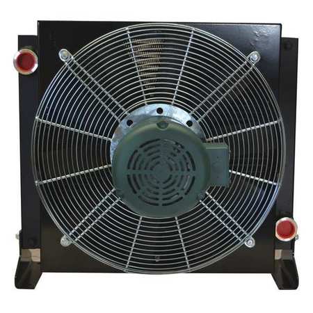 Oil Cooler, 4 to 50 gpm, 3-Phase AC Motor