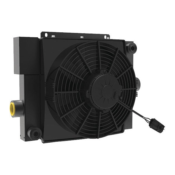 Oil Cooler, 4 to 50 gpm, DC Motor, 12VDC