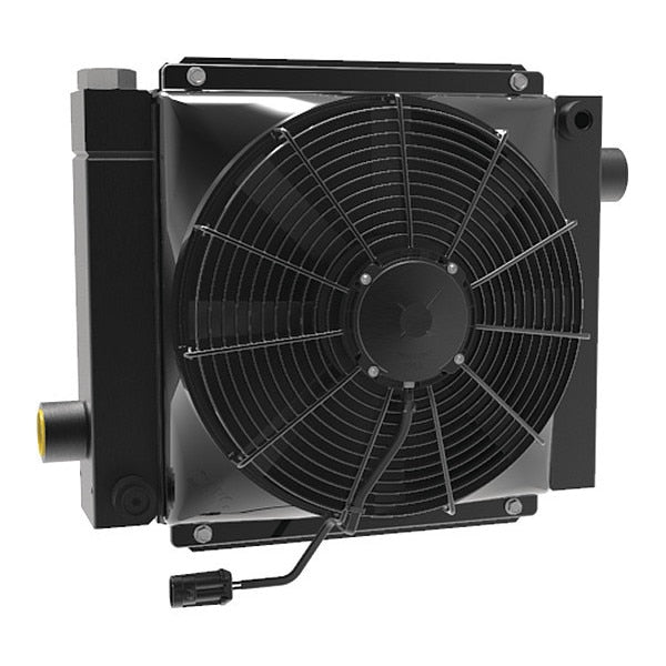 Oil Cooler, 8 to 80 gpm, DC Motor, 12VDC