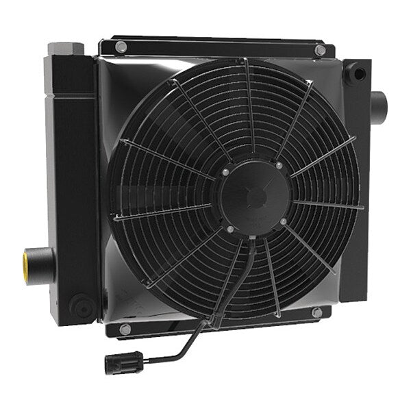 Oil Cooler, 8 to 80 gpm, DC Motor, 12VDC